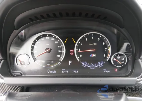 2012 BMW M6 from USA, damaged, VIN WBSLZ9C58CC985691